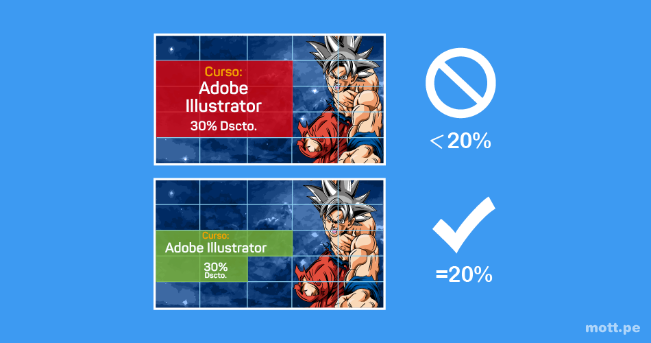 imagen comparativa en publicidad de adobe ilustrator
